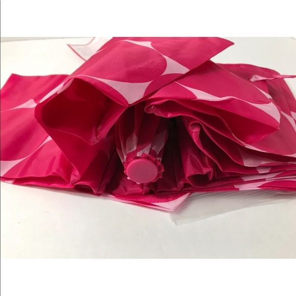 Thirty-one Hot Pink/White Polkadot Umbrella - Picture 9 of 10